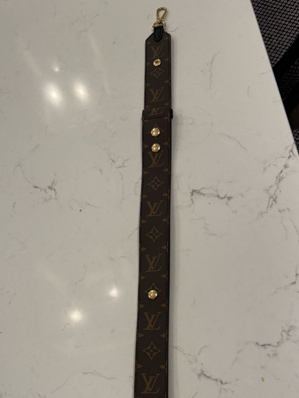 Louis Vuitton Bandoulière Leather Monogram Adjustable Bag Strap Style J0246 - Picture 2 of 11